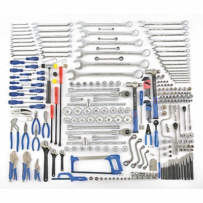 WESTWARD 54YN11 Master Tool Set Mechanic SAE/Metric