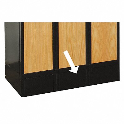 HALLOWELL KCFB15ME Front Base Front Black 6 x15 x1/16