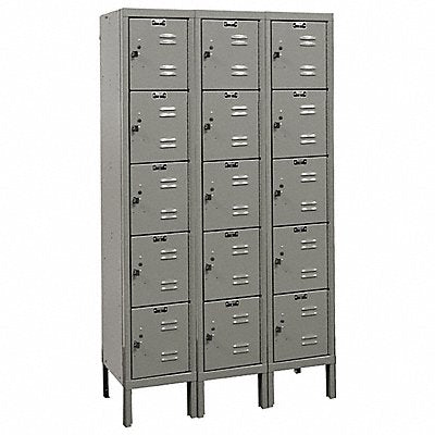 HALLOWELL U32265HG G3797 Locker 5x3Locker DrkGrey 66 x36 x12 Unassembled