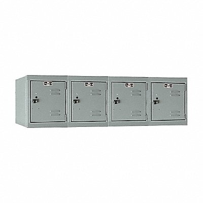 HALLOWELL U14824WMAHG G3806 Locker 1x4Locker Drk Gry 14.75 x48 x18 Assm
