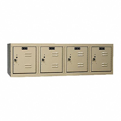 HALLOWELL U14824WMAPT G3806 Bx Locker 1x4Locker Tan 14.75 x48 x18 Assm