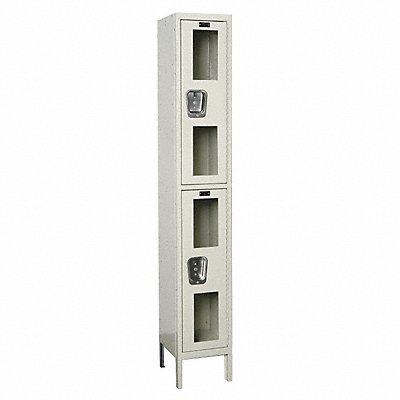 HALLOWELL USV12582PT Locker 2x1Locker Tan 78 x12 x15 Unassembled