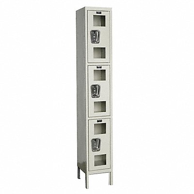 HALLOWELL USV12583PT Locker 3x1Locker Tan 78 x12 x15 Unassembled