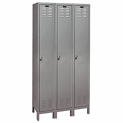 GRAINGER 4VFK5 Locker 1x3Locker Drk Gry 78 x36 x15 Assm