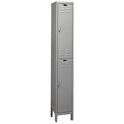 GRAINGER 4VFK8 Locker 2x1Locker Drk Gry 78 x12 x12 Assm