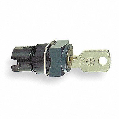 SCHNEIDER ELECTRIC ZB6CGC Keyed Selector Switch Black 2Pos 16mm