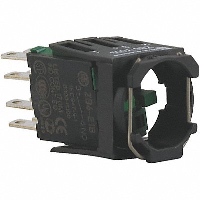 SCHNEIDER ELECTRIC ZB6Z3B Contact Block Black 2NO 16 mm ZB6