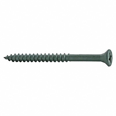 GRAINGER P54020P2 Flat Head WOOD SCREW Green #9 2 L PK99
