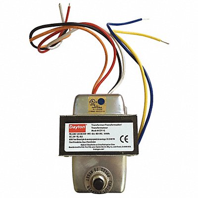 DAYTON 4VZF1 Class 2 Transformer 60VA Enclosed Foot