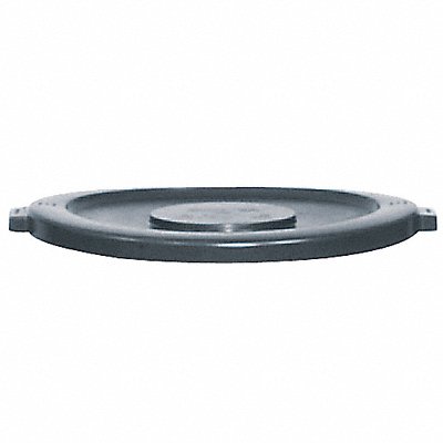 RUBBERMAID COMMERCIAL PRODUCTS FG264560Grey D1937 Garbage Can Top Flat Snap-On Closure Grey