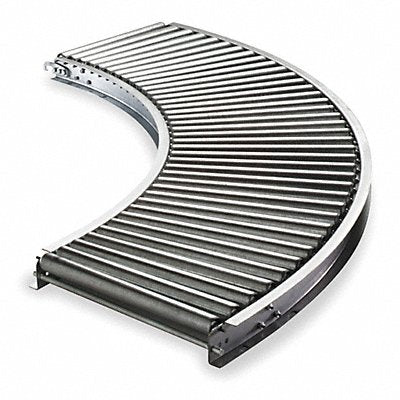 ASHLAND CONVEYOR 12F90EA15B16 Roller Conveyor 16 BF Aluminum Frame