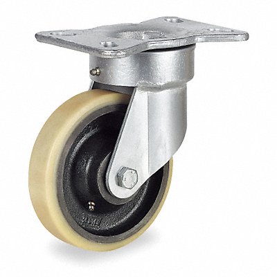 GRAINGER TSH150PT15T24 Kingpinless Plate Castor Swivel 1600 lb.
