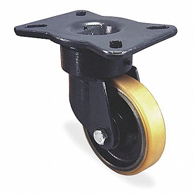 GRAINGER TSP150PT2HT22 Kingpinless Plate Castor Swivel 1600 lb.