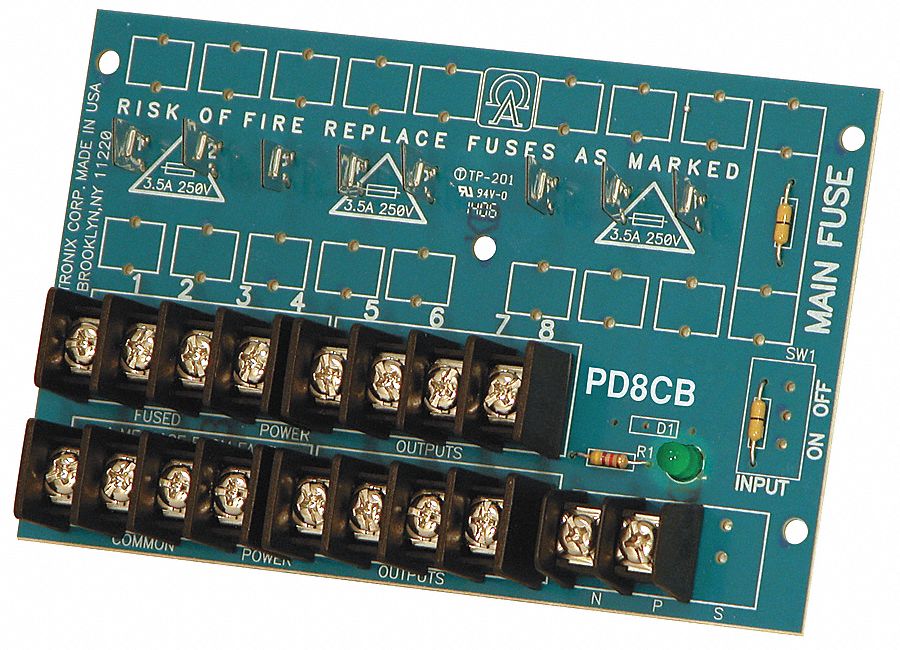 ALTRONIX PD8CB Power Dist Module 8 Output PTC
