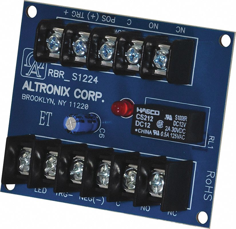 ALTRONIX RBR1224 Ratchet Relay 12/24VDC 20Ma DPDT