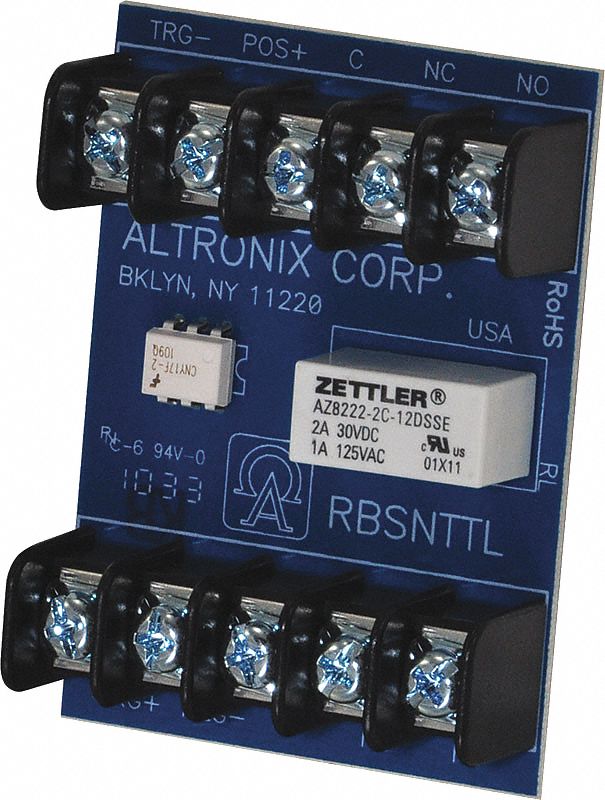 ALTRONIX RBSNTTL Sensitive Relay 12/24VDC 1Ma DPDT