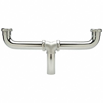 ZURN Z8758SC Waste Tee 2 1/4 in H Silver