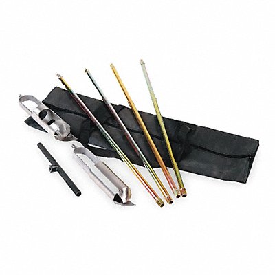 AMS 35273 Soil Auger Kit Dia 3 1/4 In Depth 12Feet