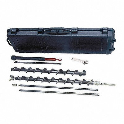 AMS 20922 Hollowstem Auger Kit Dia 3 In Depth 6 Ft