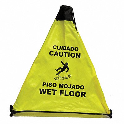 NOVUS PRODUCTS PC111Y Safety Cone Yellow Cloth 18 in H