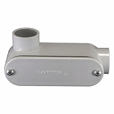 CANTEX 5133649 Conduit Outlet Body PVC Trd Sz 1 1/4in