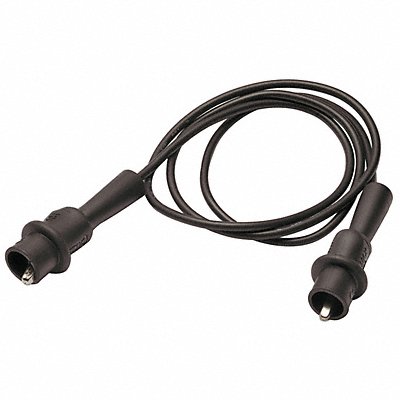 GRAINGER 4WRE9 Patch Cord Alligator Clip 40In Black