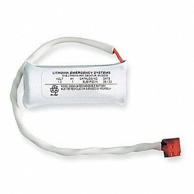 LITHONIA LIGHTING ELB1P201N2 Battery Nickel Cadmium 1.2V 1Ah Capacity