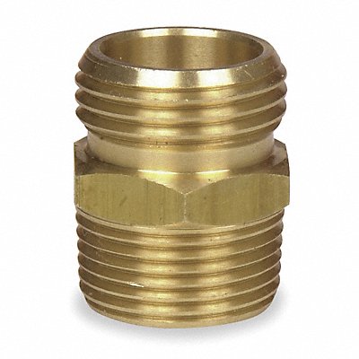 WESTWARD 4X072 Garden Hose Adaptor 3/4 x3/4 NPTxNH