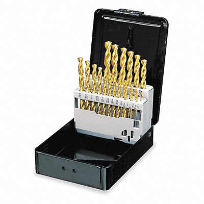 CLE-LINE C21114 Jobber Drill Set 21 pc HSS