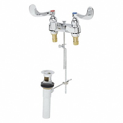 T S BRASS B0891 Low Arc Chrome T S Cast Brass 2.2gpm