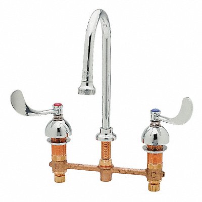 T S BRASS B286504 Gooseneck Chrome T S Brass 2.2gpm