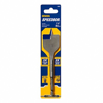 IRWIN 88824 Spade Blade Drill 1.5in Carbon Steel