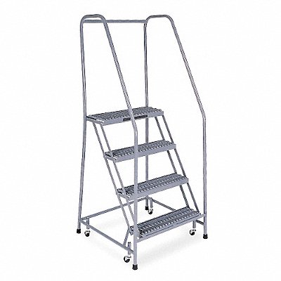 COTTERMAN 1004R2630A3E10B3C1P6 Rolling Ladder Welded Handrail Platform 40In H