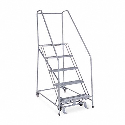 COTTERMAN 1205R2630A1E24B4C1P6 Rolling Ladder Welded Handrail Platform 50In H