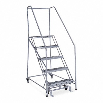 COTTERMAN 1205R2630A3E12B4C1P6 Rolling Ladder Welded Handrail Platform 50In H