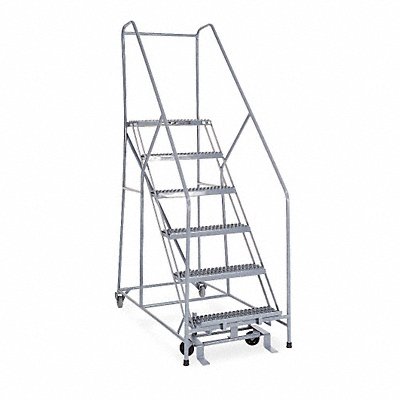 COTTERMAN 1206R2630A3E12B4C1P6 Rolling Ladder Welded Handrail Platform 60In H