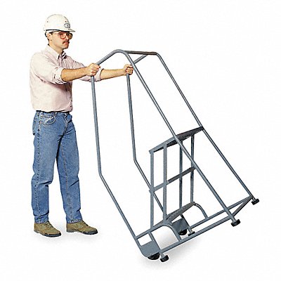COTTERMAN 2TR26A1E10B8C1P6 Tilt and Roll Ladder Welded Platform 20In H