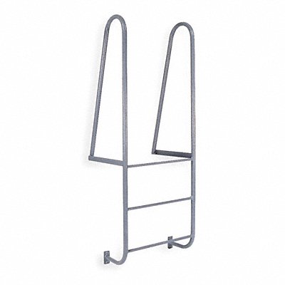 COTTERMAN D3WTC1P6 Walk-Thru Dock Ladder 3 Steps 72 In