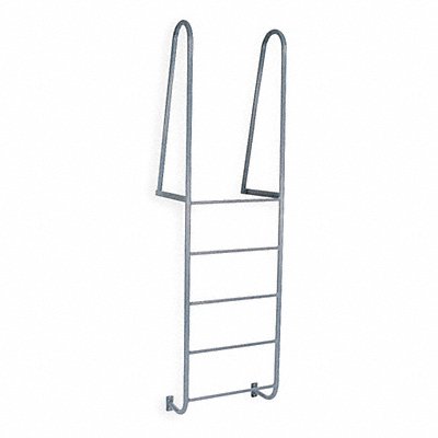 COTTERMAN D5WTC1P6 Walk-Thru Dock Ladder 5 Steps 96 In