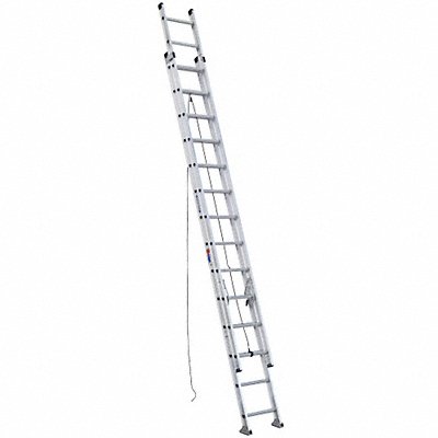 WERNER D15282 Extension Ladder Aluminum 28 ft IA