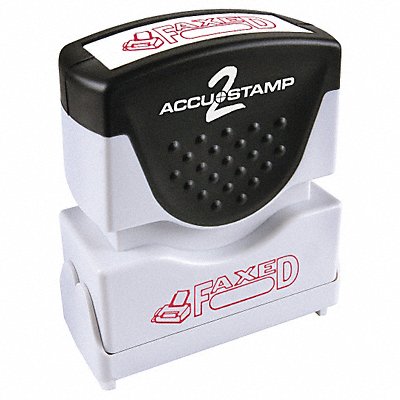 ACCUSTAMP 2 38848 D3768 Message Stamp Faxed with Box
