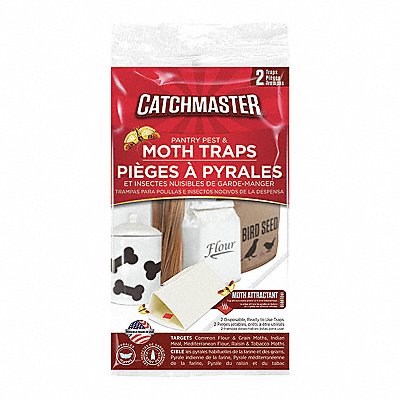 CATCHMASTER 4XTZ9 Moth Trap 8 1/2 in H Bait Box PK2