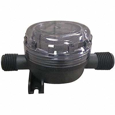 FLOJET 01740004G Inline Strainer 2 1/4 H Clear 420 micron