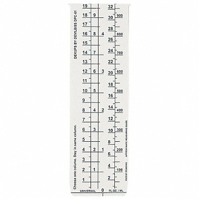 DEVILBISS DPC61K10 Disposable Measuring Guide Inserts PK10