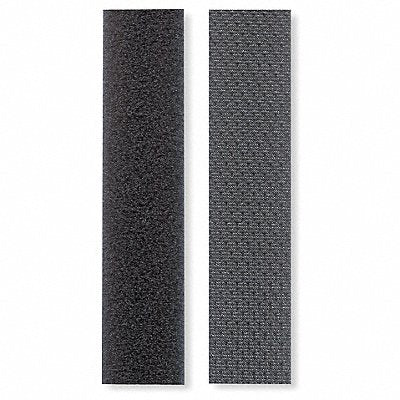 TY-RAP FOS320500 Hook & Loop Cable Tie 12 in Black PK10
