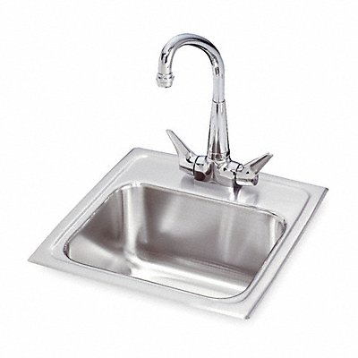 ELKAY BLR150C Elkay Bar Sink Pkg Rect 12inx9-1/4inx7in