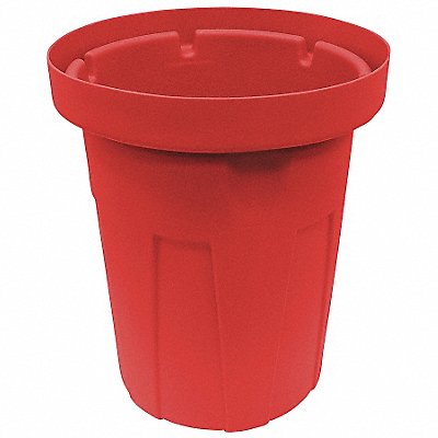 GRAINGER 4YKG2 Garbage Can 55 gal Red