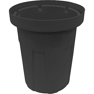 GRAINGER COR20B Garbage Can 20 gal Black