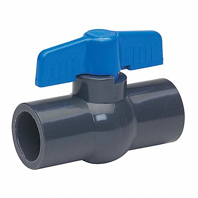 GRAINGER 107634NPG Manual 2-Way Ball Valve Socket PVC