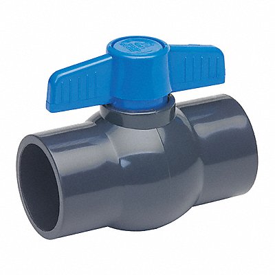 GRAINGER 107637NPG Manual 2-Way Ball Valve Socket PVC